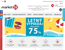 Tablet Screenshot of market24.sk